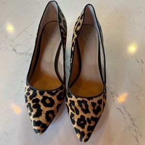 Franco Sarto Leopard print pump size 8 1/2